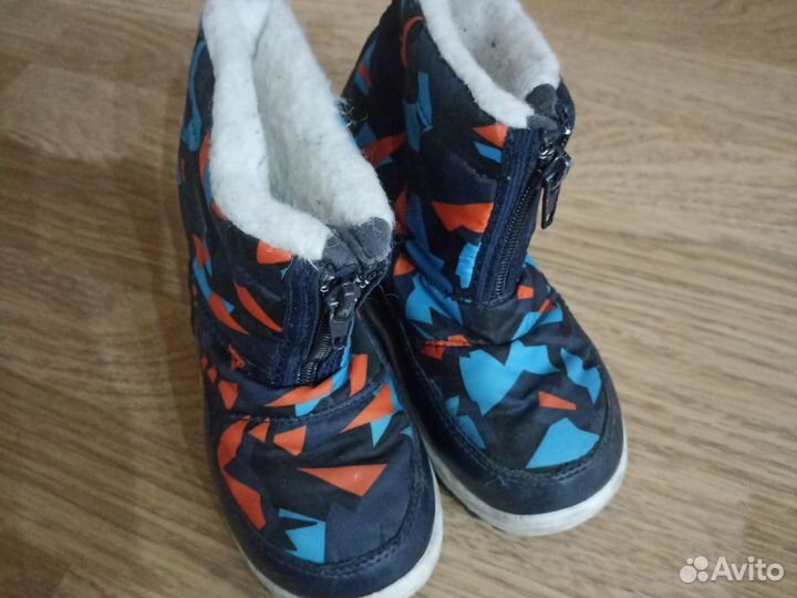 Сапоги дутики для мальчика 25
