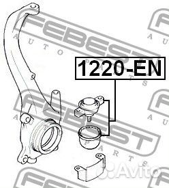 Опора шаровая переднего поворотного кулака