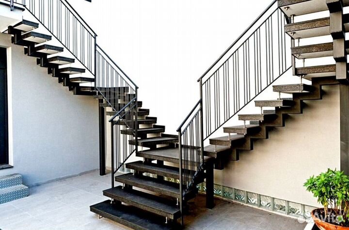 Металлические лесницы и перила дизайн 5867