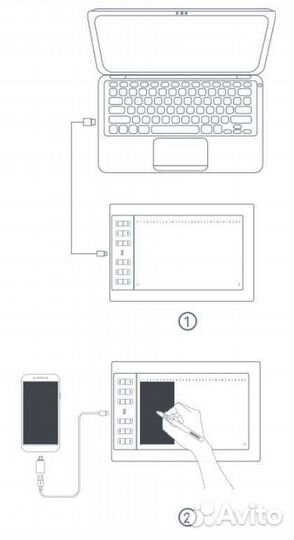 Графический планшет Gaomon 1060 Pro