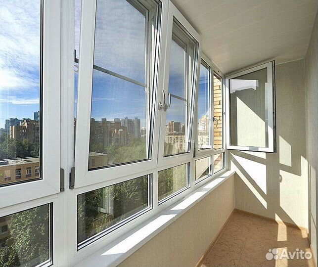 Остекление балконов и лоджий в рассрочку