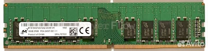 Micron DDR4 16Gb 2400 ECC Unbuffered (2x8)