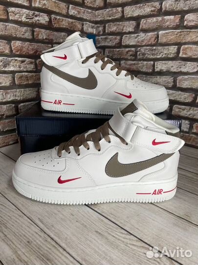 Nike AF1 mid зимние в хорошем качестве 38-41р