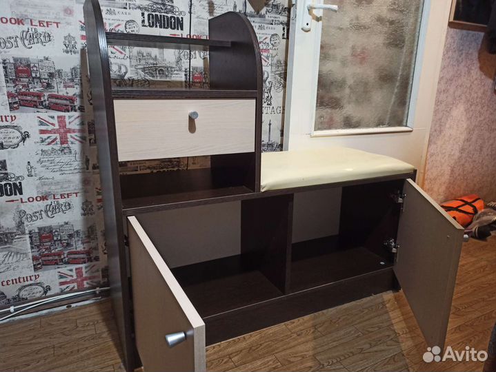 Пуфик-тумбочка в прихожую