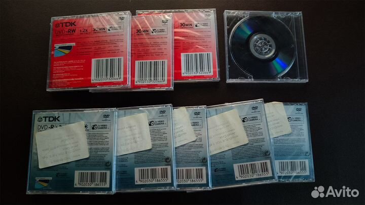 Болванки TDK и Samsung — mini DVD-R, mini DVD-RW