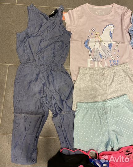 Вещи летние пакетом новые 86/92