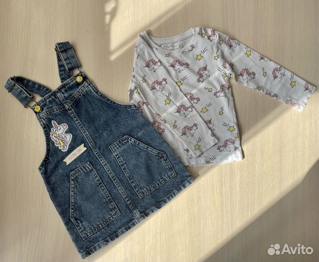 Джинсовый сарафан gloria jeans 92