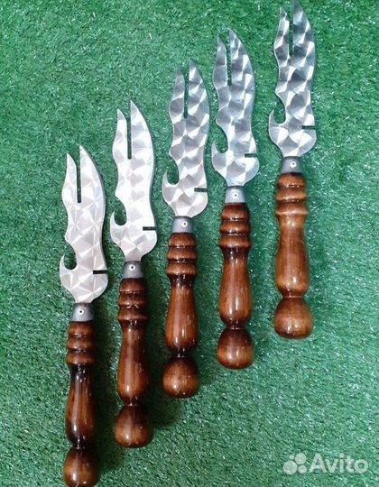 Шампур вилка-нож-открывашка