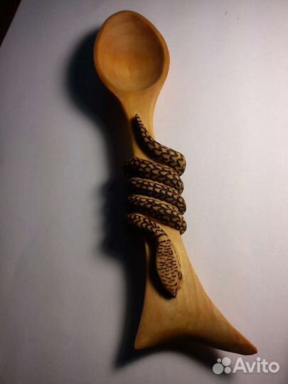 Резные деревянные ложки ручной работы, набор