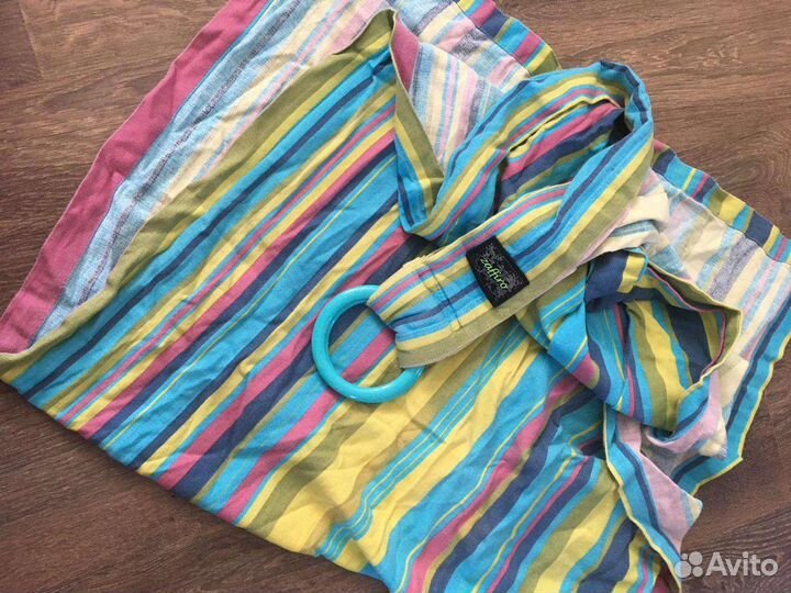 Слинг на кольцах. Яркий, удобный