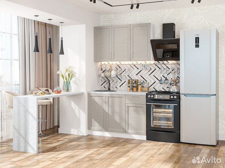 Кухня Сканди-05 Cappuccino Softwood. Москва и мо