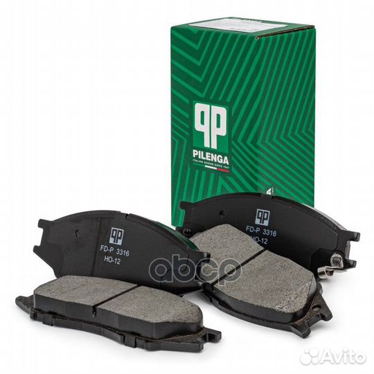 Колодки тормозные дисковые перед, прав, лев