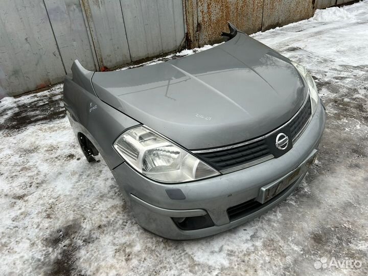 Ноускат (перед в сборе) Nissan Tiida C11 Европа