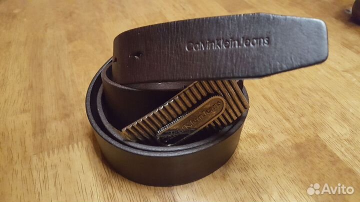 Мужской кожаный ремень Calvin Klein
