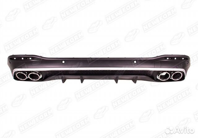 Диффузор с насадками 53 AMG Mercedes GLE V167