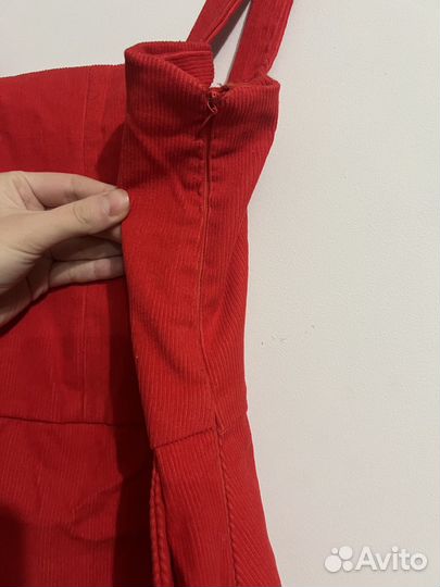 Сарафан женский красный