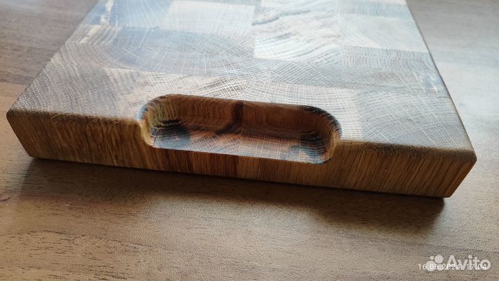 Торцевая разделочная доска из дуба