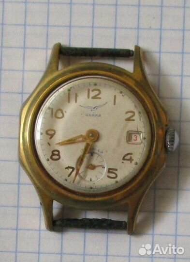 Часы чайка позолота СССР