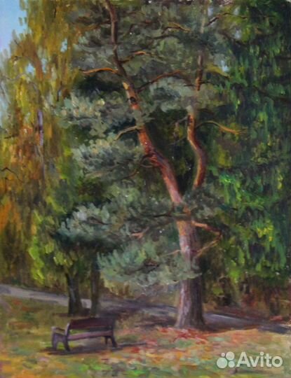 Картина маслом Летний Пейзаж Зеленоград