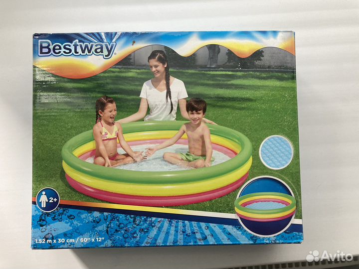 Надувной бассейн bestway 152x30