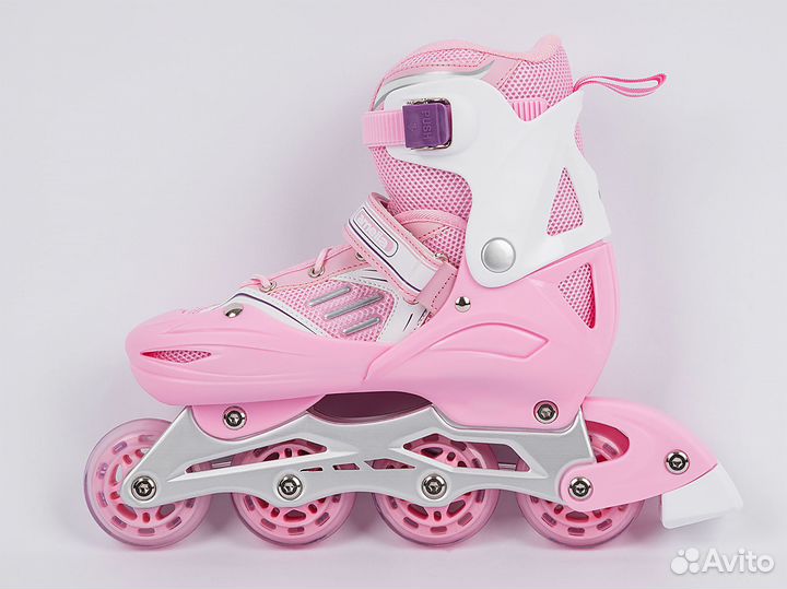Ролики sitis Amelia Pink-White May8