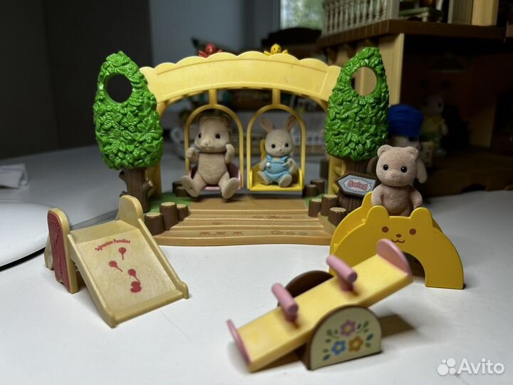 Sylvanian families большой дом светом