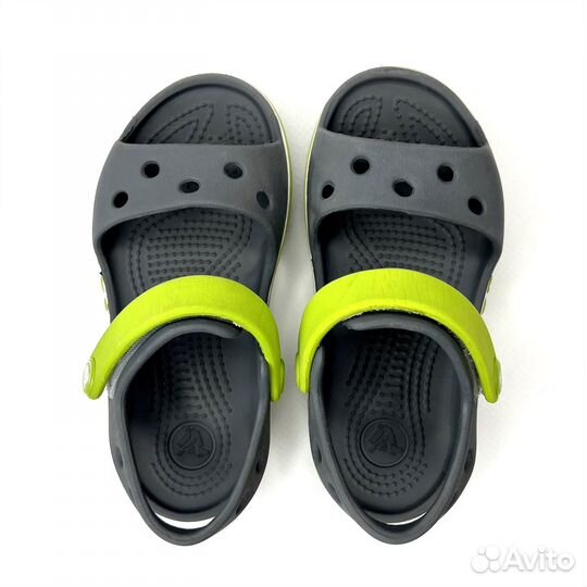Сандалии Crocs C8 оригинал серые
