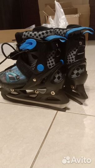 Коньки+ролики rush action р.29-32