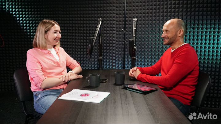 Подкаст и Интервью. Запись с видео на студии