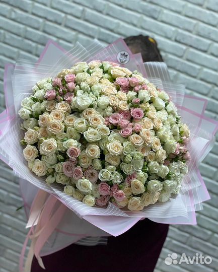 Кустовые розы букет доставка