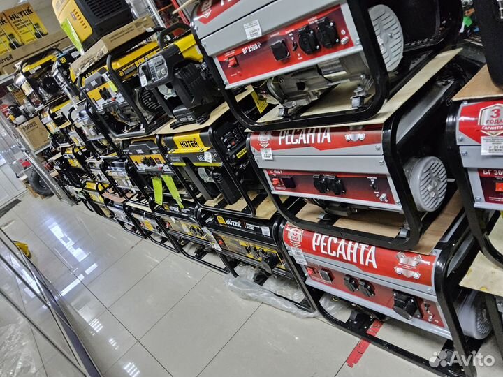 Бензиновый генератор ресанта