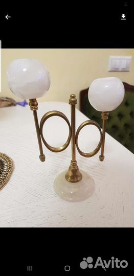 Подсвечник из нефрита