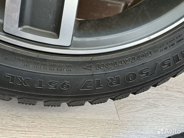 Колеса зимние 215/50 R17 на Opel Astra