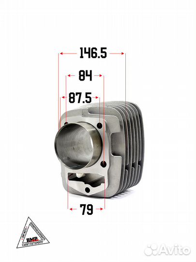 Цпг (поршневая) 165FMM (CB250D-G) (65,5*62,2) (87