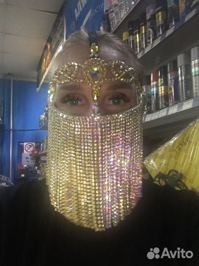 Маска бурга для восточного танца