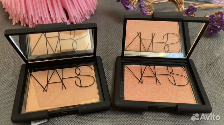 Румяна Nars, тени Nars