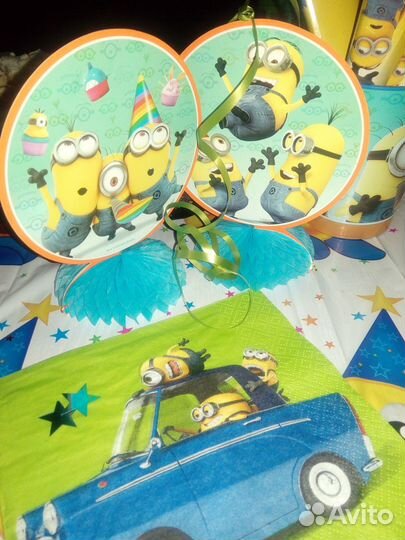 Декор для праздника миньоны