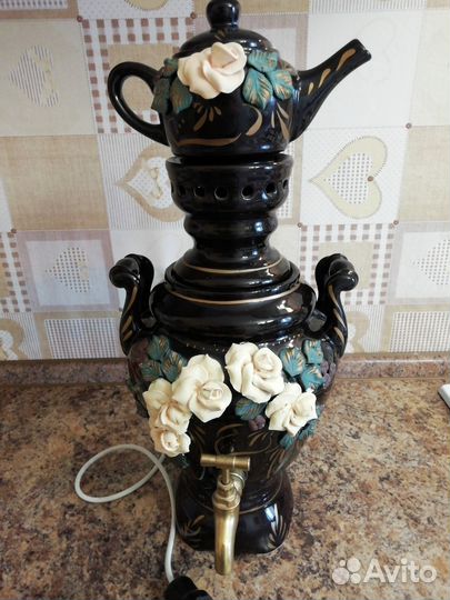 Самовар электрический расписной