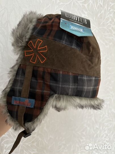 Мужская шапка norfin junior ushanka junior р.M