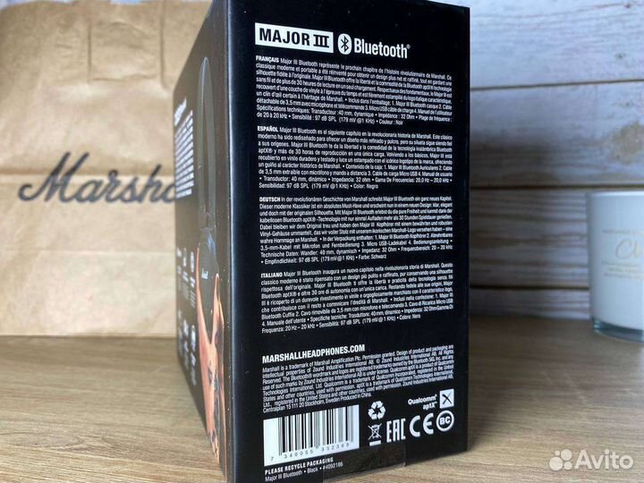 Беспроводные наушники marshall major 3