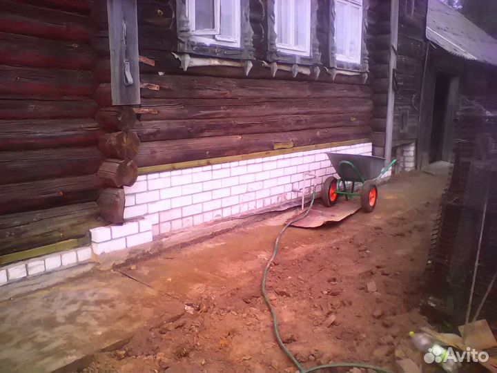 Замена венцов / поднятие домов