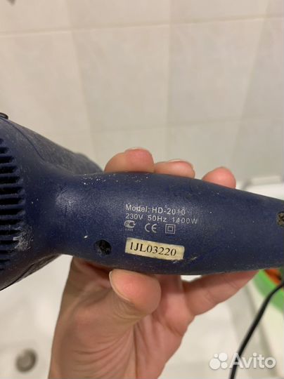 Фен Rolsen HD-2010, компактный, 1400Вт