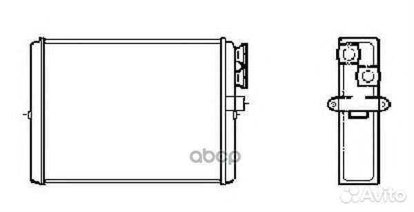 53559 радиатор печки Volvo S60/S80 2.0/2.4/2.5