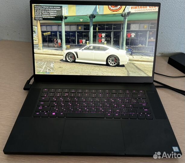 Игровой ноутбук Razer blade 15 i7 RTX 2060 идеал