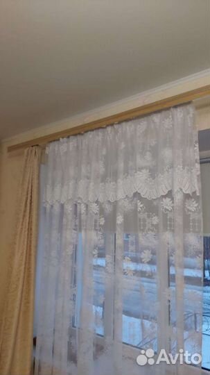 Тюль (1шт.) и ночные шторы (2шт.). Можно отдельно