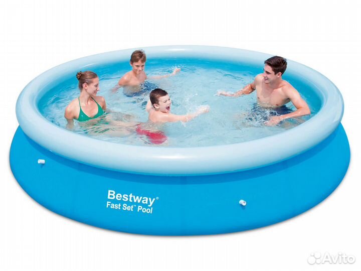 Надувной бассейн Bestway Fast Set Pools 366х76 см
