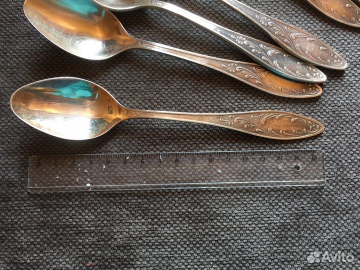 Ложки десертные мельхиор