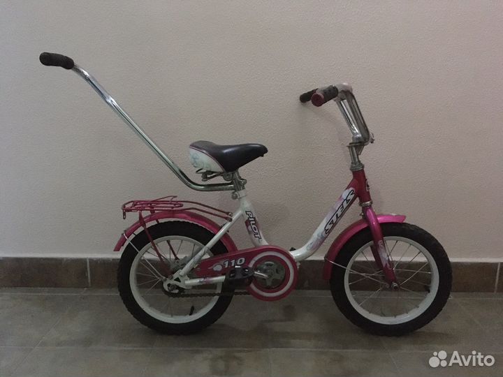 Детский велосипед с ручкой бу