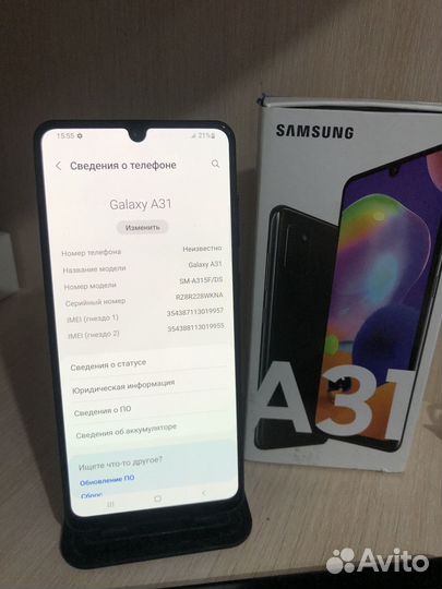 Samsung Galaxy A31, 4/64 ГБ