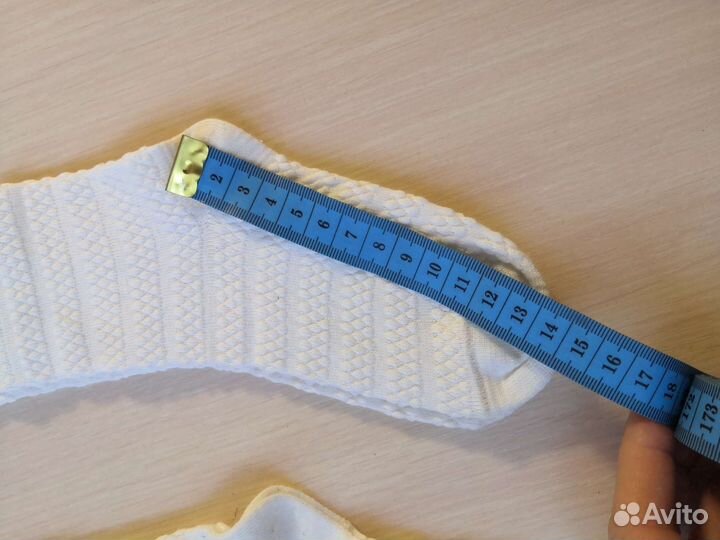 Гольфы белые для девочки, хлопок, новые